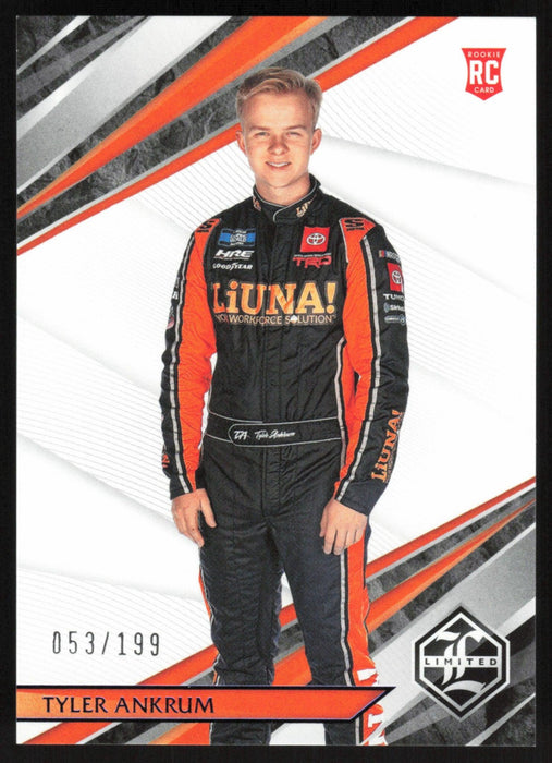 Tyler Ankrum 2022 Panini Chronicles Racing Limited # 15 RC Blue 53/199 - Collectible Craze America