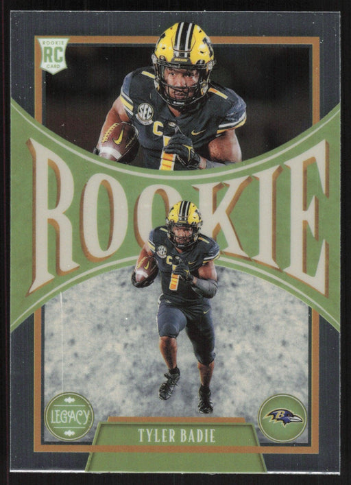 Tyler Badie 2022 Panini Legacy # 171 RC Premium Edition Baltimore Ravens - Collectible Craze America