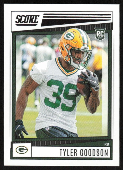 Tyler Goodson 2022 Panini Score Football # 343 RC Base Green Bay Packers - Collectible Craze America