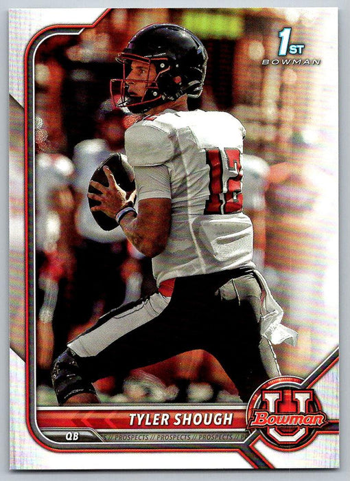 Tyler Shough 2021 Bowman University Football # 30 Texas Tech Red Raiders 1st Bowman - Collectible Craze America