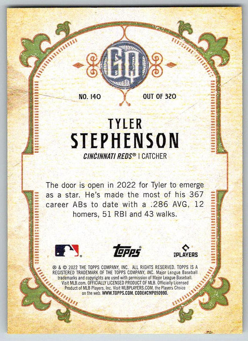 Tyler Stephenson 2022 Topps Gypsy Queen # 140 Cincinnati Reds - Collectible Craze America