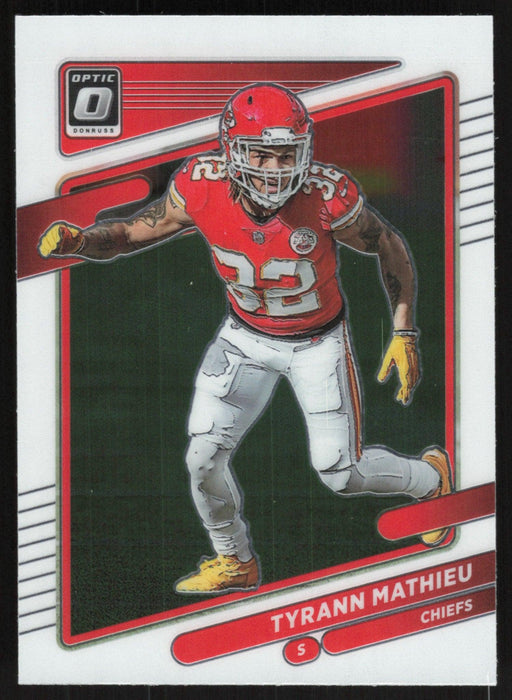 Tyrann Mathieu 2021 Donruss Optic # 37 Kansas City Chiefs - Collectible Craze America