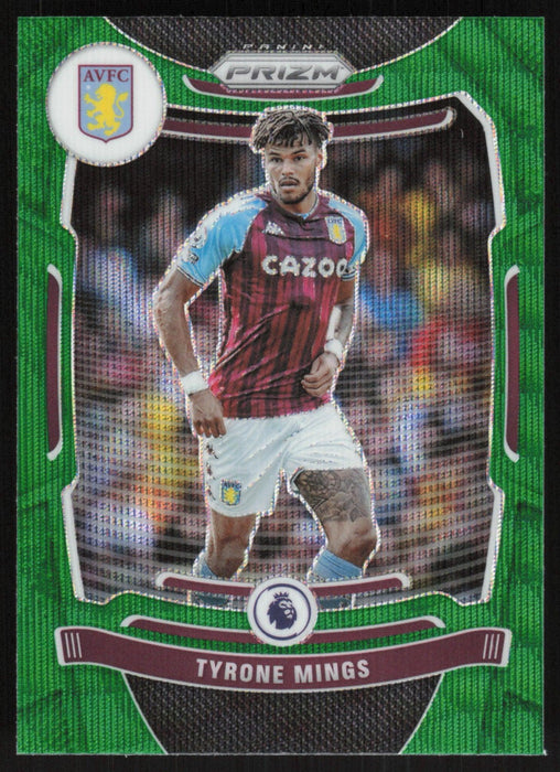 Tyrone Mings 2021 Panini Prizm Premier League # 122 Green Wave Aston Villa - Collectible Craze America