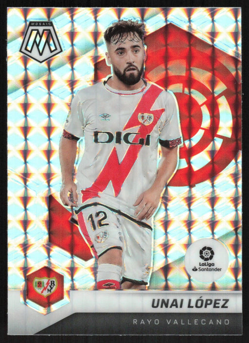 Unai Lopez 2021 Panini Mosaic La Liga # 146 Mosaic Prizm Rayo Vallecano - Collectible Craze America