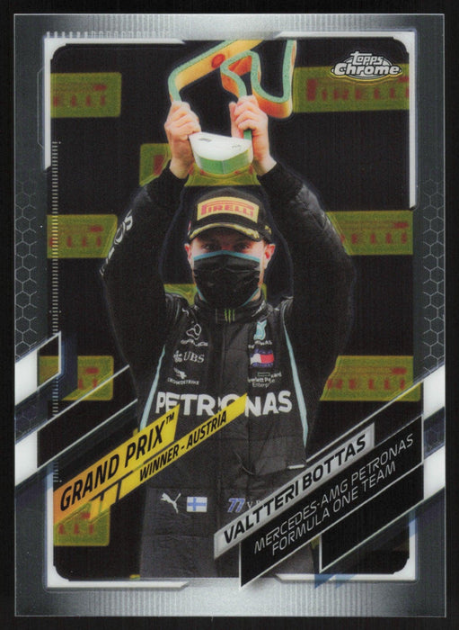 Valtteri Bottas 2021 Topps Chrome Formula 1 # 138 Mercedes-AMG Petronas Formula One Team - Collectible Craze America