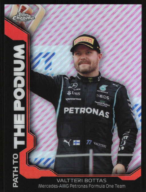 Valtteri Bottas 2021 Topps Chrome Formula 1 Path to the Podium # PTP-VB Insert - Collectible Craze America