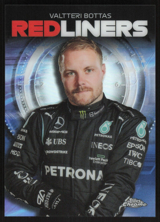 Valtteri Bottas 2021 Topps Chrome Formula 1 Redliners # RL-2 Insert - Collectible Craze America