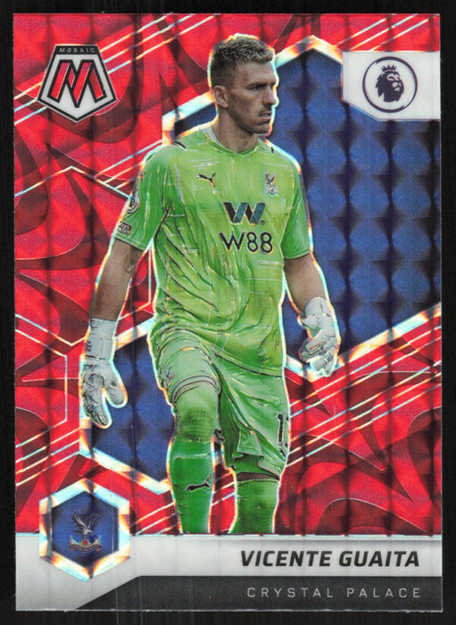 Vicente Guaita 2021 Panini Mosaic Premier League # 139 Red Prizm Crystal Palace - Collectible Craze America