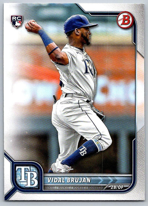 Vidal Brujan 2022 Bowman # 71 RC Tampa Bay Rays - Collectible Craze America