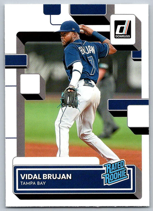 Vidal Brujan 2022 Donruss Baseball # 38 RC Tampa Bay Rays - Collectible Craze America