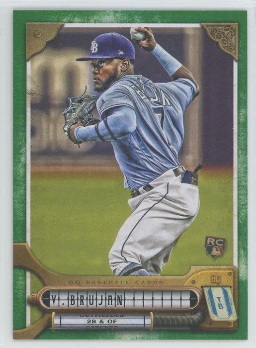 Vidal Brujan 2022 Topps Gypsy Queen # 17 RC Green Border Tampa Bay Rays - Collectible Craze America