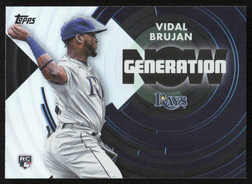 Vidal Brujan 2022 Topps Update Generation Now # GN-86 RC Tampa Bay Rays - Collectible Craze America