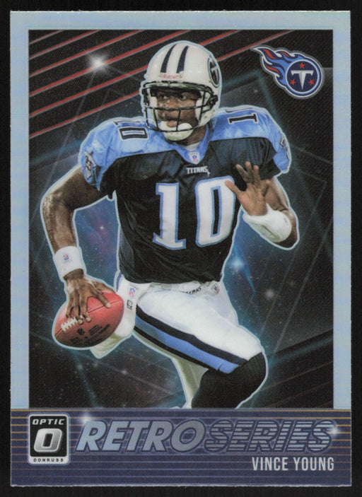 Vince Young 2021 Donruss Optic Retro Series # RS-VY Silver Prizm Tennessee Titans - Collectible Craze America