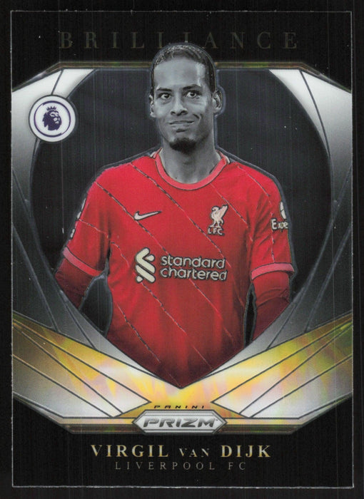 Virgil Van Dijk 2021 Panini Prizm Premier League # 6 Brilliance Liverpool FC - Collectible Craze America