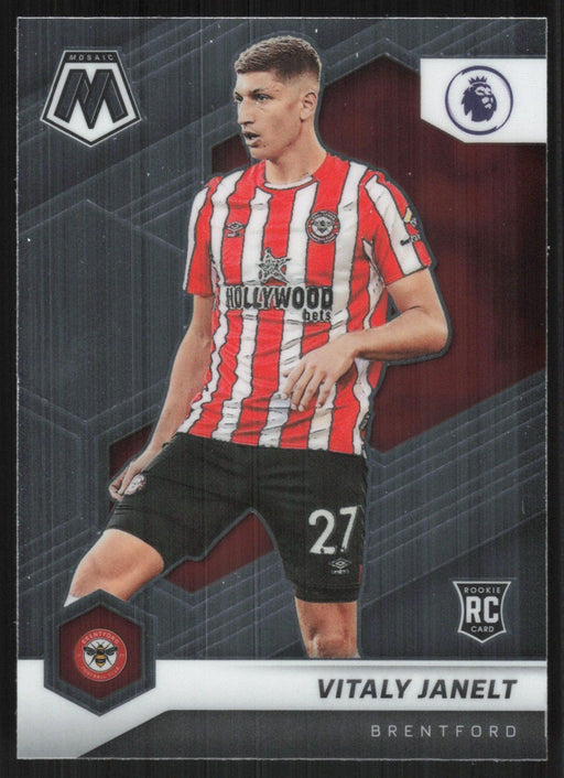 Vitaly Janelt 2021 Panini Mosaic Premier League # 79 RC Brentford Base - Collectible Craze America