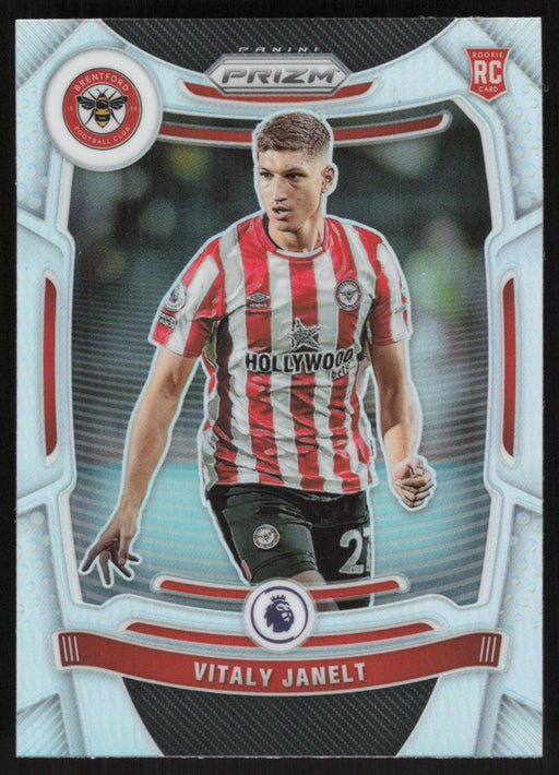 Vitaly Janelt 2021 Panini Prizm Premier League # 114 RC Silver Prizm Brentford - Collectible Craze America