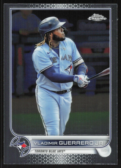 Vladimir Guerrero Jr. 2022 Topps Chrome Baseball # 81 Toronto Blue Jays Base - Collectible Craze America