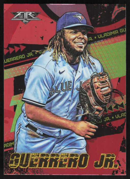 Vladimir Guerrero Jr. 2022 Topps Fire # 106 Red Toronto Blue Jays - Collectible Craze America