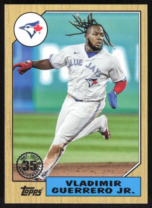 Vladimir Guerrero Jr. 2022 Topps Update 1987 Topps # 87TBU-50 Toronto Blue Jays - Collectible Craze America