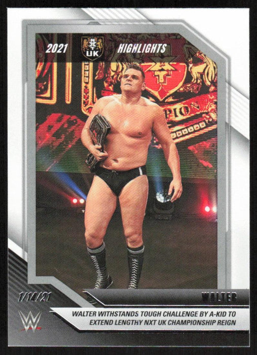 WALTER 2022 Panini WWE NXT # 44 2021 NXT Highlights NXT UK - Collectible Craze America