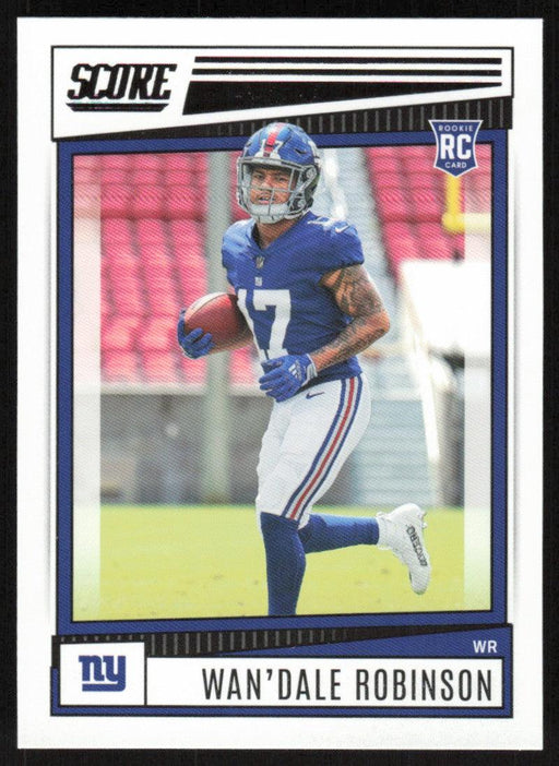 Wan'Dale Robinson 2022 Panini Score Football # 384 RC Base New York Giants - Collectible Craze America