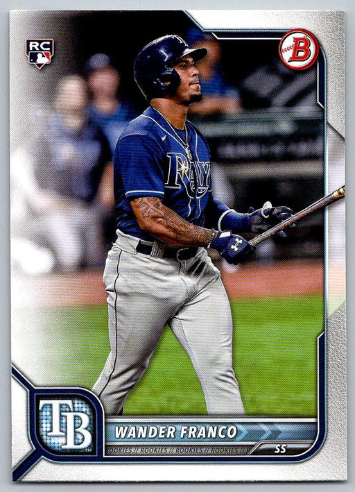 Wander Franco 2022 Bowman # 12 RC Tampa Bay Rays - Collectible Craze America