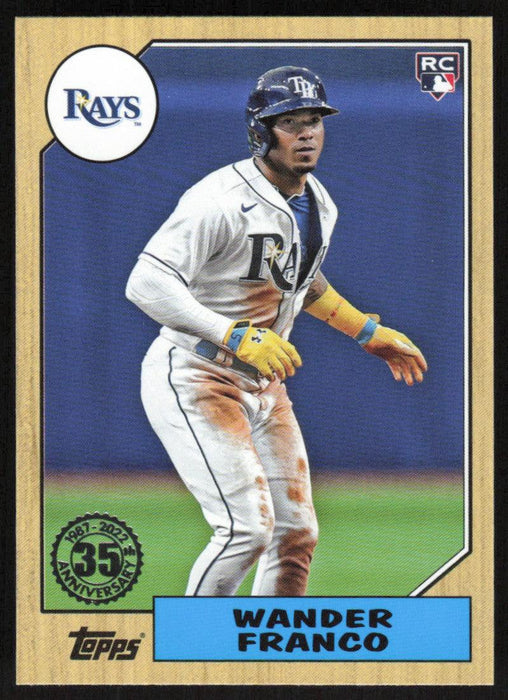 Wander Franco 2022 Topps Update # 87TBU-48 1987 Topps RC Tampa Bay Rays - Collectible Craze America