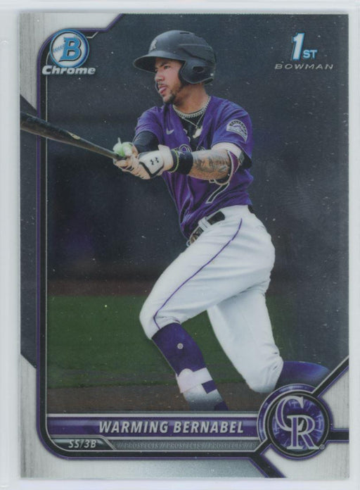 Warming Bernabel 2022 Bowman Chrome Prospects # BCP-46 1st Bowman Colorado Rockies - Collectible Craze America
