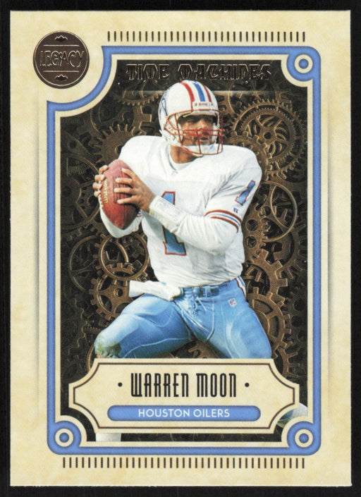 Warren Moon 2022 Panini Legacy Time Machines # TM-16 Houston Oilers - Collectible Craze America