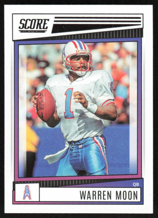 Warren Moon 2022 Panini Score Football # 6 Base Houston Oilers - Collectible Craze America