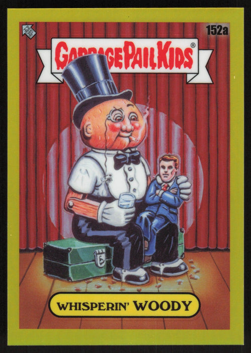 Whisperin' WOODY 2021 Topps Chrome Garbage Pail Kids Original Series 4 # 152A Yellow Refractor 62/275 - Collectible Craze America