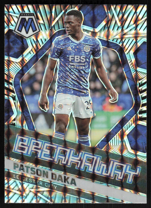 Wilfried Zaha 2021 Panini Mosaic Premier League # 14 Breakaway Crystal Palace - Collectible Craze America