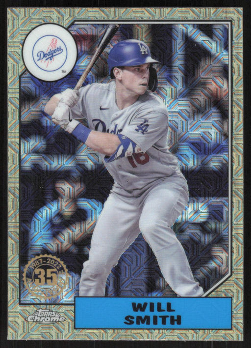 Will Smith 2022 Topps Update Chrome Silver Pack Mojo # T87CU-15 Los Angeles Dodgers - Collectible Craze America