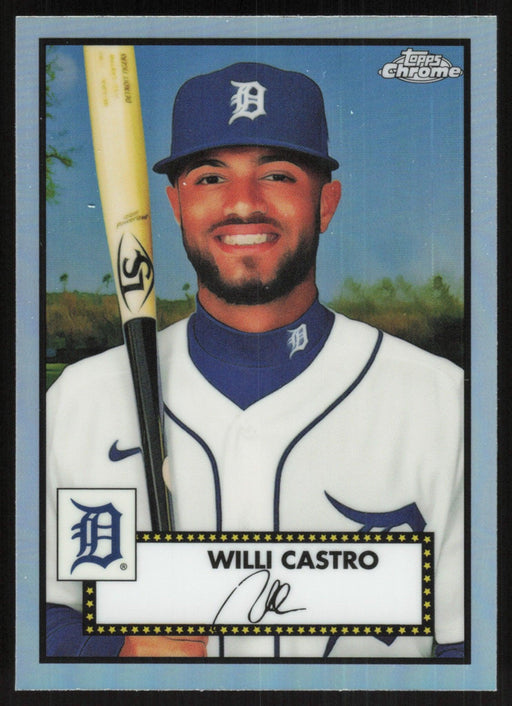 Willi Castro 2021 Topps Chrome Platinum Anniversary # 261 Refractor Detroit Tigers - Collectible Craze America