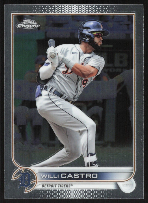 Willi Castro 2022 Topps Chrome Baseball # 173 Detroit Tigers Base - Collectible Craze America