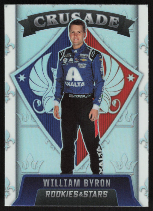 William Byron 2022 Panini Chronicles Racing Crusade # 17 Silver Prizm - Collectible Craze America