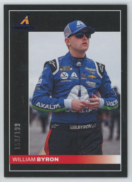 William Byron 2022 Panini Chronicles Racing Pinnacle # 12 Blue 158/199 - Collectible Craze America