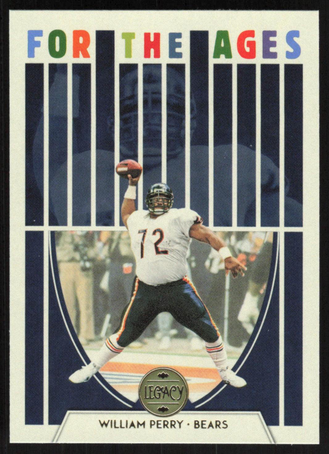 William Perry 2022 Panini Legacy For The Ages # FA-16 Chicago