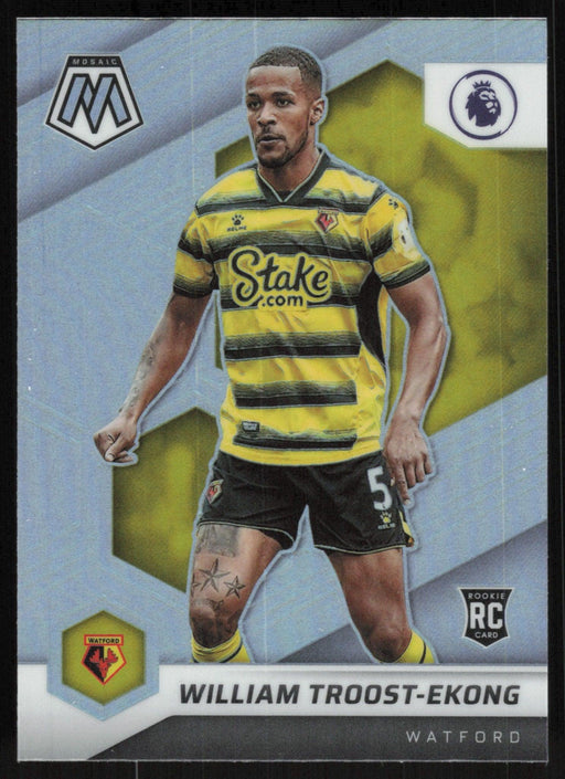 William Troost-Ekong 2021 Panini Mosaic Premier League # 50 RC Silver Prizm Watford - Collectible Craze America