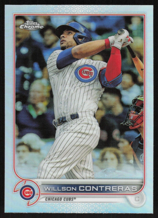 Willson Contreras 2022 Topps Chrome # 136 Refractor Chicago Cubs - Collectible Craze America