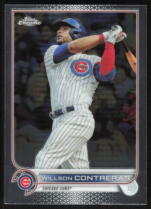 Willson Contreras 2022 Topps Chrome Baseball # 136 Chicago Cubs Base - Collectible Craze America