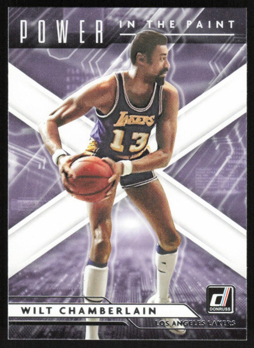 Wilt Chamberlain 2021 Donruss Power in the Paint # 1 Los Angeles Lakers - Collectible Craze America