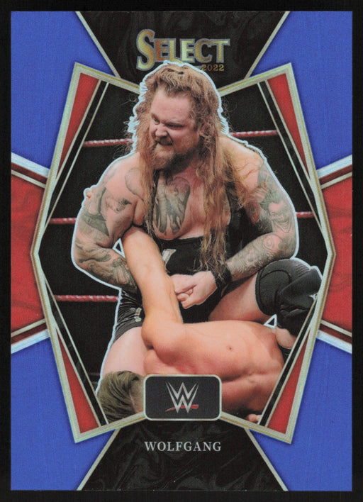 Wolfgang 2022 Panini Select WWE # 144 Premier Level Blue Prizm 55/199 NXT UK - Collectible Craze America