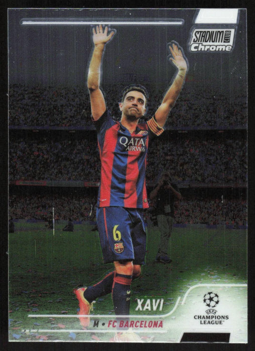 Xavi 2021 Topps Stadium Club Chrome UEFA Champions League # 6 FC Barcelona Base - Collectible Craze America