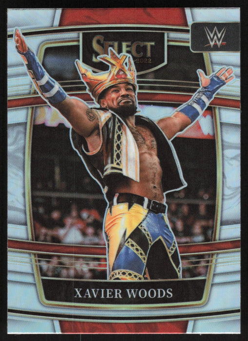 Xavier Woods 2022 Panini Select WWE # 42 Concourse Silver Prizm Smack Down - Collectible Craze America