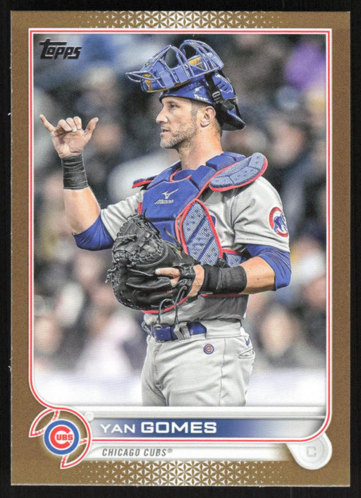 Yan Gomes 2022 Topps Update # US245 Gold 0043/2022 Chicago Cubs - Collectible Craze America