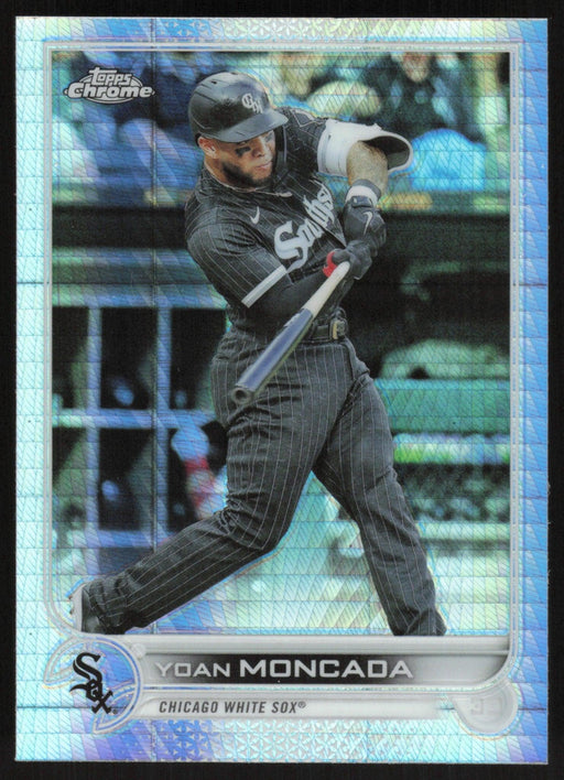 Yoan Moncada 2022 Topps Chrome # 127 Prism Refractor Chicago White Sox - Collectible Craze America