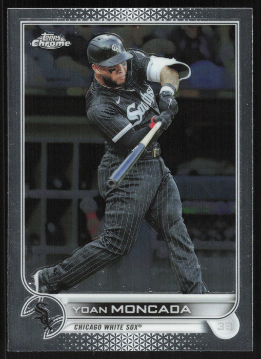 Yoan Moncada 2022 Topps Chrome Baseball # 127 Chicago White Sox Base - Collectible Craze America