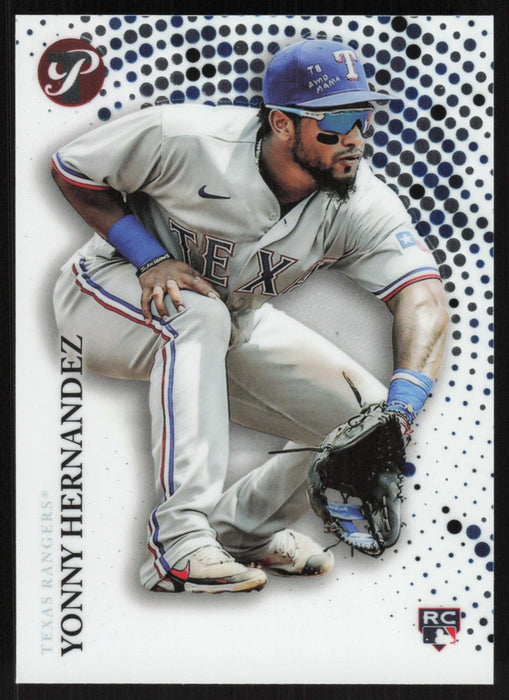 Yonny Hernandez 2022 Topps Pristine Baseball # 210 RC Texas Rangers - Collectible Craze America