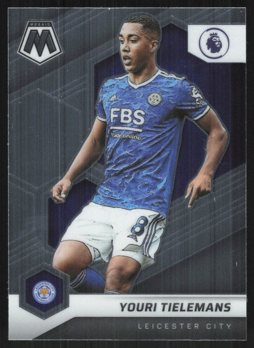 Youri Tielemans 2021 Panini Mosaic Premier League # 30 Leicester City Base - Collectible Craze America